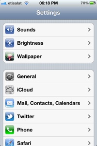 Iphone4s Settings Siri